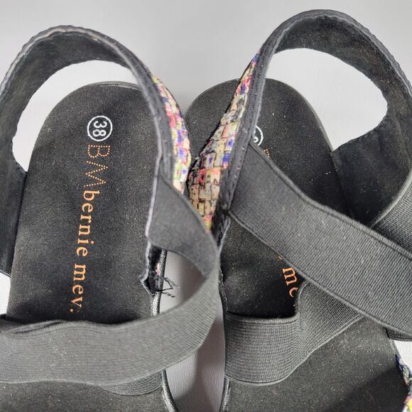 Bernie Mev Womens Splash Lisa Sandal Crisscross Elastic Strap Multicolor Size 38 - Picture 10 of 12